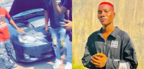 Nigerian singer, Zinoleesky buys his first car (Video)
